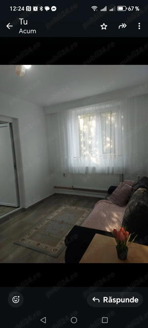 Închiriez în oraș Găești garsoniera 30mp, complet mobilata.  - imagine 4