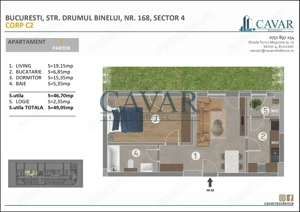 Apartament 2 Camere Proiect Cavar Binelui 168 - imagine 10