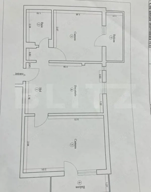 Apartament semidecomandat 2 camere, 2 balcoane, zona Decebal - imagine 6