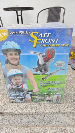Scaun bicicleta copii SafeFront Clasic,  WeeRide, Pozitie montare Centru, 15 Kg