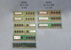 Lot de memorii RAM DDR2 pentru PC
