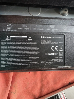talpa picior suport de pe tv Hisense 55u8qf - imagine 4