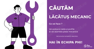Angajăm lacatus mecanic