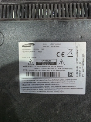 Dezmembrez tv Samsung ue32f5000 - imagine 3