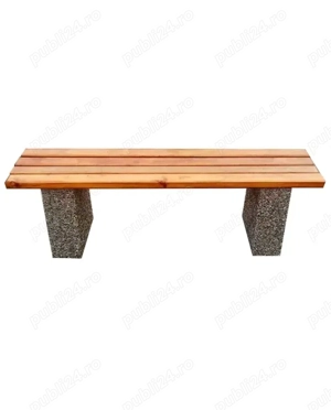 Banci si scaune din beton (cu elemente din lemn) diverse modele si dimensiuni--discount la comanda! - imagine 5