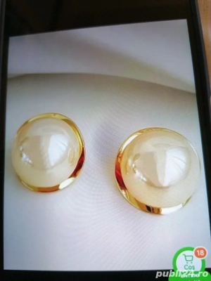 Inel. De cupru elegant placat cu aur de 18k - imagine 4