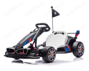 Kart electric cu sasiu ajustabil, pentru copii, BMW Motosport 2x 250W 24V - imagine 2