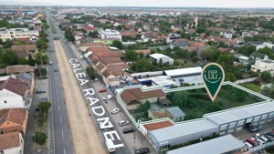 Teren pentru expunere comerciala de 2080 mp cu FS de 32 ml, cu birouri, pe Calea Radnei 