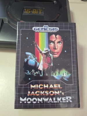 Michael Jackson Moonwalk caseta discheta clasic Sega Mega DriveGenesis
