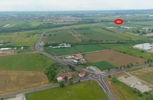 Vând teren intravilan industrial cu front si acces la centura noua