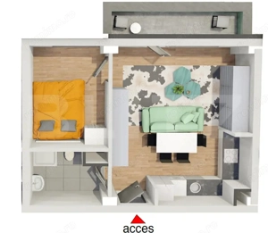 Comision 0!Apartament 2 camere, confort sporit,Bloc Nou,Petrom Calea Baciului - imagine 2