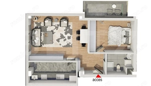 Comision 0!Apartament 2 camere,confort sporit,Bloc Nou,Petrom Calea Baciului - imagine 2