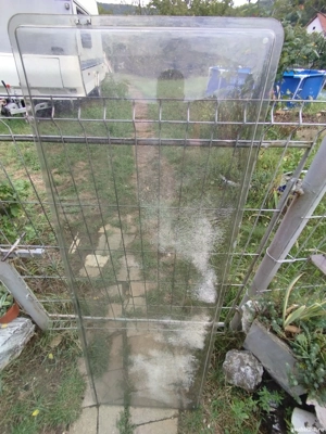 Geam frontal dublu rulota Hobby