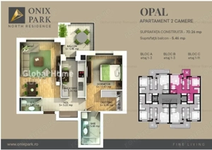 First Rent | Onix Park-Pipera | Premium Design | 2 Camere+Parcare+2 Bai+Terasa - imagine 10