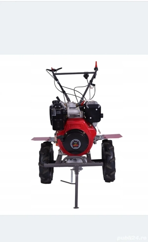 Motocultor profesional diesel 9 CP, cu diferențial și PTO