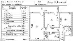Apart 3 camere 85 mp Titan Grigorescu vizavi noul Lidl Bloc  2023 - imagine 2