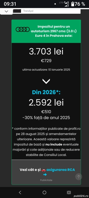 Audi Q7 3.0 TDI S line, 7 locuri, stare f. bună, proprietar - imagine 10