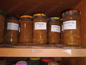 Gem de smochine și de prune cu adaos de zahar