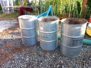 Butoi metal 220 litri zincat