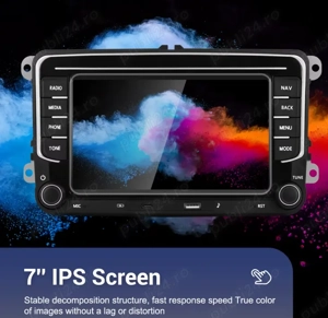 Navigatie Android 2GB RAM + 64GB VW GOLF 5 6 PASSAT B6 CC JETTA Touran Seat Leon Skoda etc