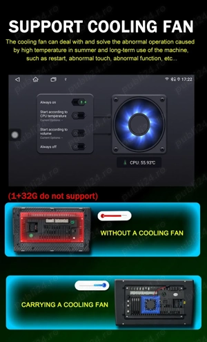 Navigatie Android 4GB RAM + 64GB VW GOLF 5 6 PASSAT B6 B7 CC Jetta Touran Seat Leon Skoda - imagine 5