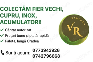 Colectăm fier vechi, cupru, aluminiu, inox, DEEE-Oradea & împrejurimi