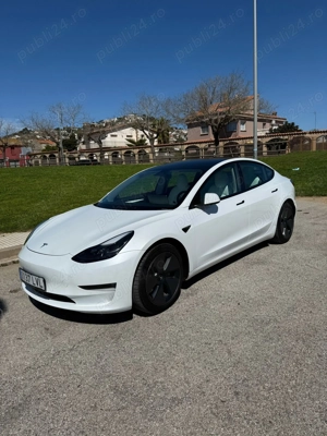 Tesla Model 3 Long Range - bateria mare, 492 cp, interior alb - imagine 8
