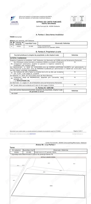 Vanzare 25000mp teren extravilan Slobozia - imagine 3