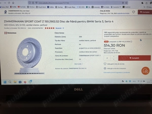 Discuri de frana Zimmermann pt Bmw seria 3 seria 4  - imagine 3