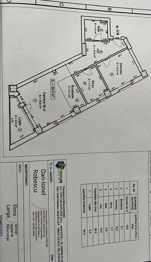 3 cam decomandat   etaj intermediar  CITY of MARA - imagine 17