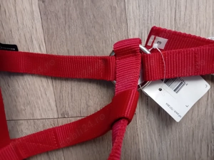 Vând capastru, lonja, frâu+dârlogi cai, curea elastica pt cai, benzi protectie cai -noi cu eticheta  - imagine 3