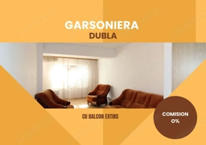 Garsoniera dubla cu balcon - zona  CET