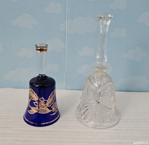 Lot clopoței din porțelan-sticlă-cristal - imagine 4