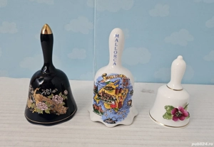 Lot clopoței din porțelan-sticlă-cristal - imagine 5