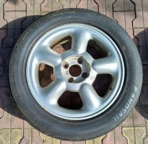 Set 4 jante cu anvelope all season LANDSAIL LS388 205/55/R16 91W M+S dot 0318 foarte putin uzate - imagine 2