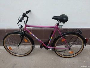Bicicleta Motenbike Roti pe 26 inch ,18 Viteze Shimano impecabila Calitate Germană Ca Nouă  - imagine 2