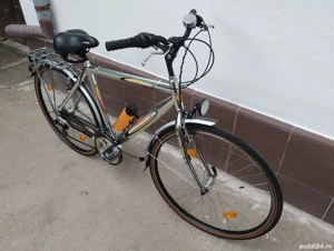 Bicicleta Din Aluminiu Roți Pe 28 Inch 21 Viteze Schimbatoare Shimano impecabila Calitate Germană ! - imagine 4