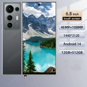 Smartphone S23, RAM 12GB+, 512GB HDD, Cameră 48MP+108MP, 6800mAh Baterie, Android 14, 6.8 inch - imagine 2