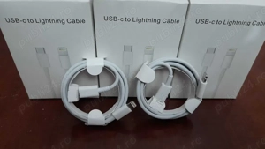 Cabluri incarcare fast charge 20w iPhone X 11 12 13 14 Pro Max , Usb Type C - Lightning , noi