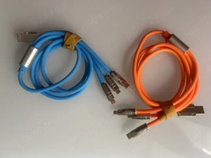 Cabluri incarcare 3 in 1 fast 160W  6A Huawei Samsung iPhone Honor Xiaomi Motorola OnePlus Oppo
