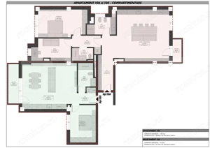 Apartament Ultracentral cu 2 camere, 63,10 mp, Bloc Nou