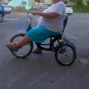 Bicicleta tricicletă adulți oameni grași tine 150kg 2300lei