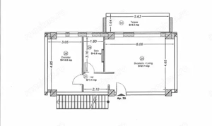 Apartament cu 2 camere,semidecomandat,conf1, bloc nou, Giroc,zona Lidl - imagine 6
