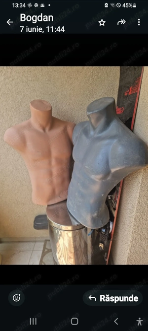 Manechin bust bărbați. 