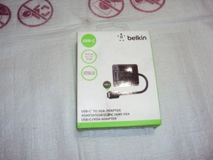 Adaptor Belkin USB-C la VGA negru