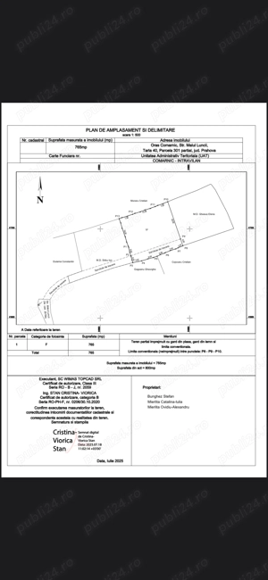Teren de vanzare in Comarnic