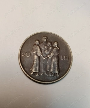 Moneda 20 lei 1930 Hora, Regență Mihai l- RARĂ 