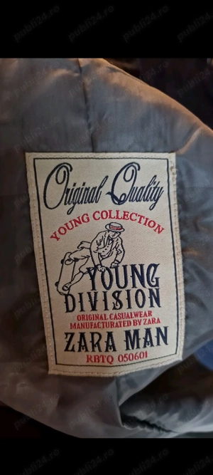 Sacou pentru bărbați de la Zara, gr38-40 M - imagine 2