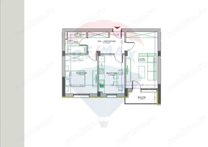 NOU! Apartament 2 camere cu boxa și parcare subterană - imagine 16