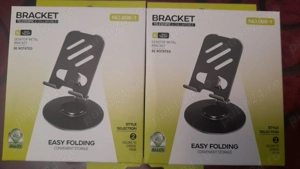 suporturi telefon , tableta de birou ,pliabile din otel , noi la cutie - imagine 2